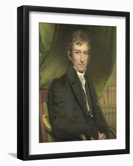 Portrait of Johan Fraser-Charles Howard Hodges-Framed Art Print