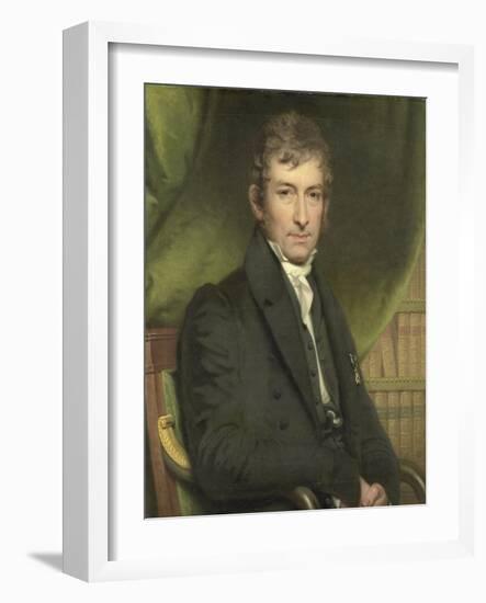 Portrait of Johan Fraser-Charles Howard Hodges-Framed Art Print