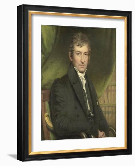 Portrait of Johan Fraser-Charles Howard Hodges-Framed Art Print