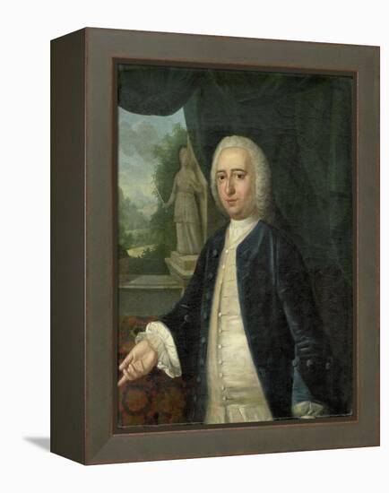 Portrait of Johan Willem Parker-Jacob Jan Nachenius-Framed Stretched Canvas