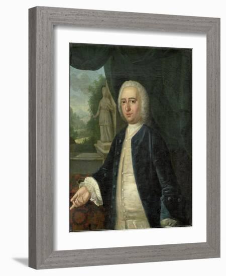 Portrait of Johan Willem Parker-Jacob Jan Nachenius-Framed Art Print