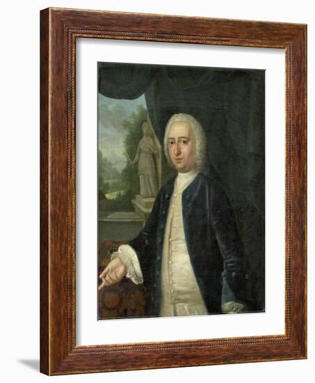 Portrait of Johan Willem Parker-Jacob Jan Nachenius-Framed Art Print