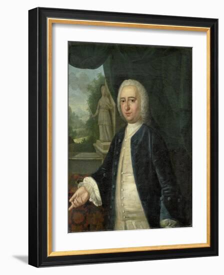 Portrait of Johan Willem Parker-Jacob Jan Nachenius-Framed Art Print