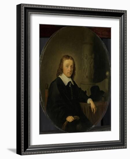 Portrait of Johan Wittert Van Der Aa-Gerard Dou-Framed Art Print