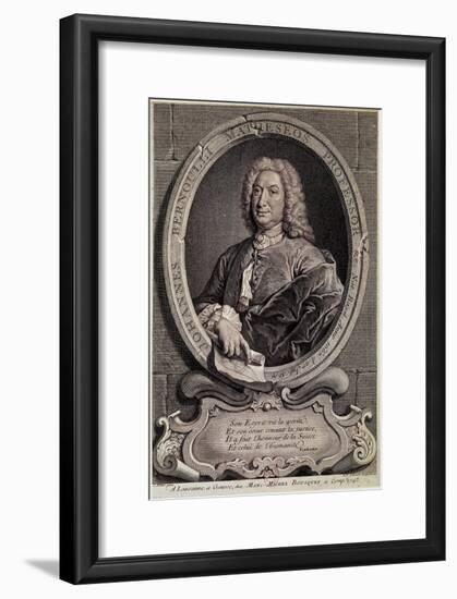 Portrait of Johann Bernouilli-null-Framed Giclee Print