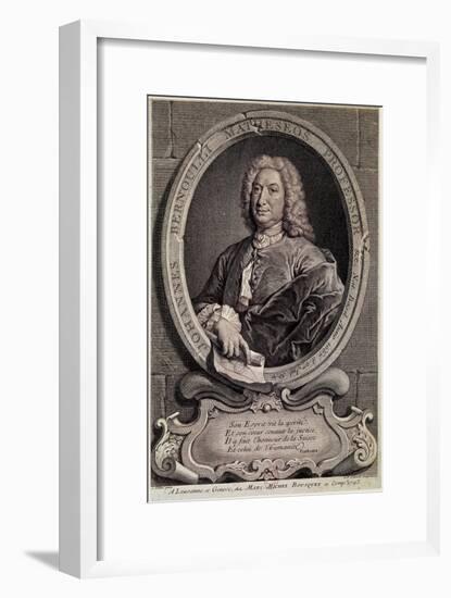 Portrait of Johann Bernouilli-null-Framed Giclee Print