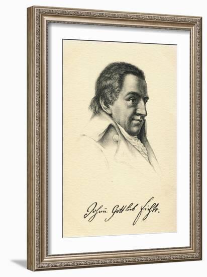 Portrait of Johann Gottlieb Fichte-null-Framed Giclee Print