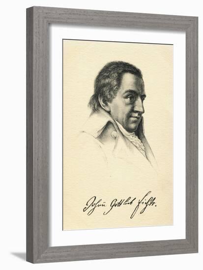 Portrait of Johann Gottlieb Fichte-null-Framed Giclee Print