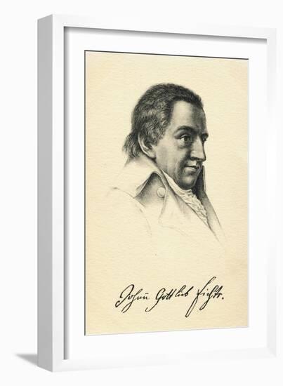 Portrait of Johann Gottlieb Fichte-null-Framed Giclee Print