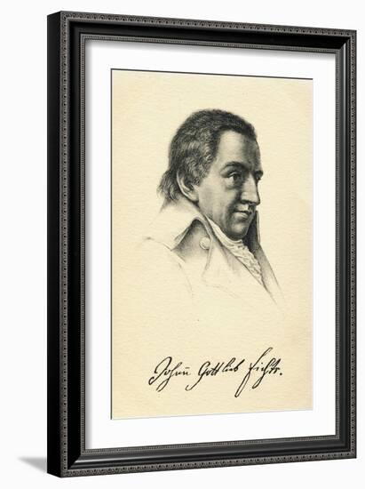 Portrait of Johann Gottlieb Fichte-null-Framed Giclee Print
