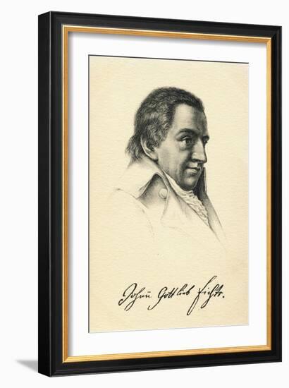 Portrait of Johann Gottlieb Fichte-null-Framed Giclee Print