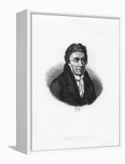 Portrait of Johann Heinrich Pestalozzi-Francois Dequevauviller-Framed Premier Image Canvas