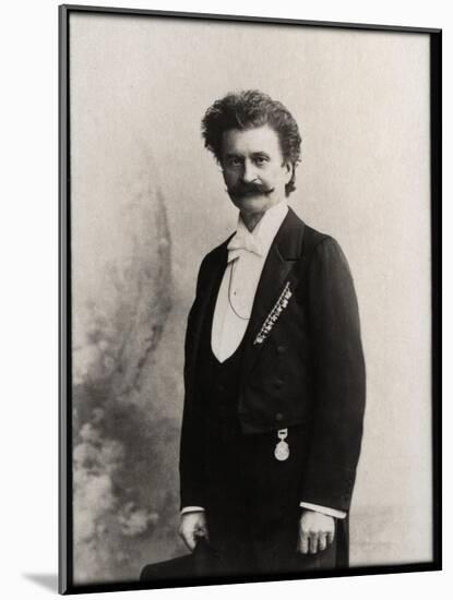 Portrait of Johann Strauss II (1825-1899), Austrian composer-French Photographer-Mounted Giclee Print