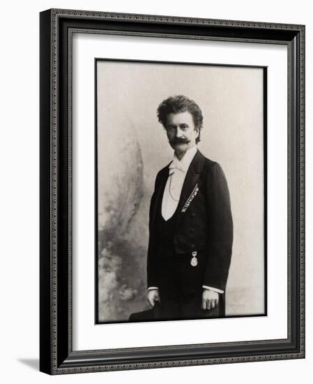 Portrait of Johann Strauss II (1825-1899), Austrian composer-French Photographer-Framed Giclee Print