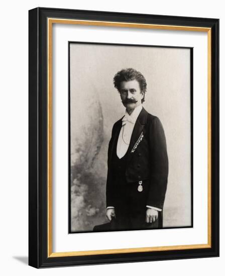 Portrait of Johann Strauss II (1825-1899), Austrian composer-French Photographer-Framed Giclee Print