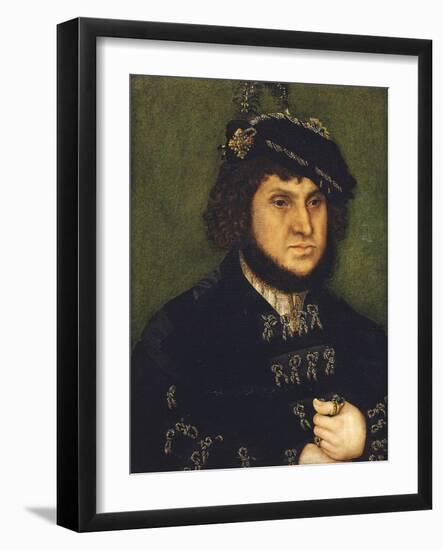 Portrait of Johann the Steadfast, 1509-Lucas Cranach the Elder-Framed Giclee Print