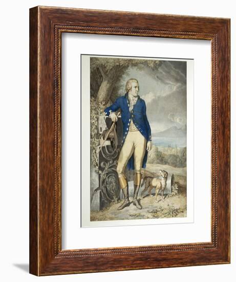 Portrait of Johann Wolfgang Von Goethe in the Country-Johann Heinrich Wilhelm Tischbein-Framed Giclee Print