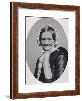 Portrait of Johanna Henrika Christiane Nissen-null-Framed Giclee Print