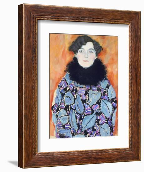 Portrait of Johanna Staude, 1917-1918-Gustav Klimt-Framed Giclee Print