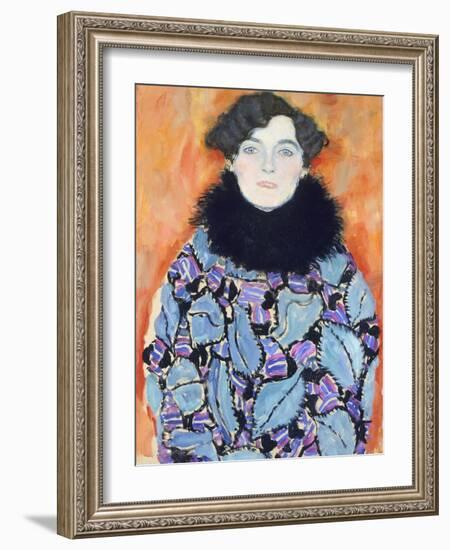 Portrait of Johanna Staude, 1917-1918-Gustav Klimt-Framed Giclee Print