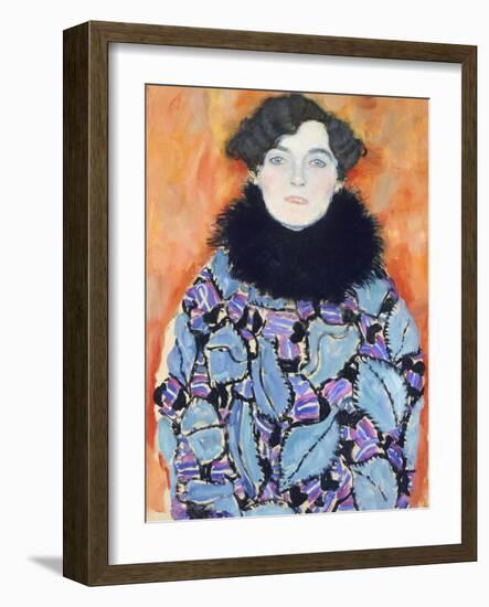 Portrait of Johanna Staude, 1917-1918-Gustav Klimt-Framed Giclee Print