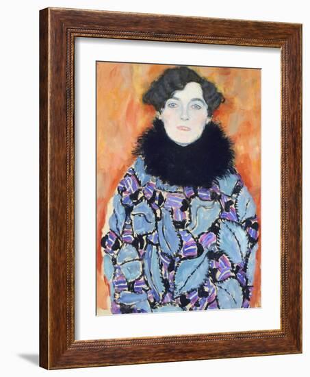 Portrait of Johanna Staude, 1917-1918-Gustav Klimt-Framed Giclee Print