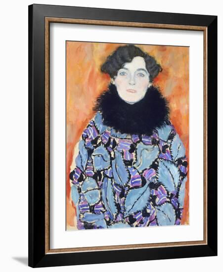 Portrait of Johanna Staude, 1917-1918-Gustav Klimt-Framed Giclee Print