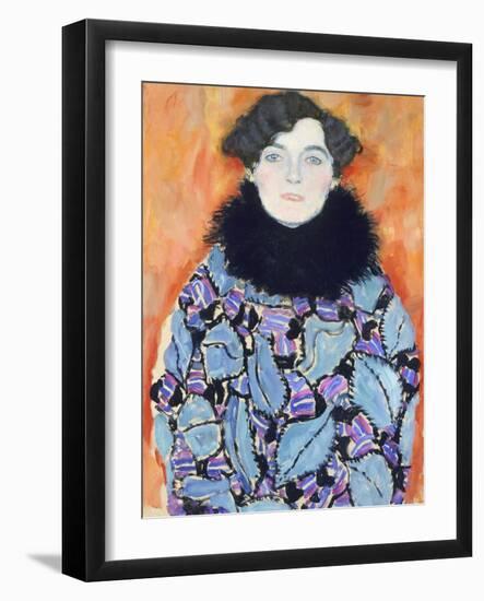 Portrait of Johanna Staude, 1917-1918-Gustav Klimt-Framed Giclee Print