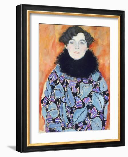 Portrait of Johanna Staude, 1917-1918-Gustav Klimt-Framed Giclee Print