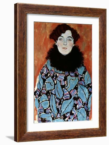 Portrait of Johanna Staude, 1917-1918-Gustav Klimt-Framed Giclee Print