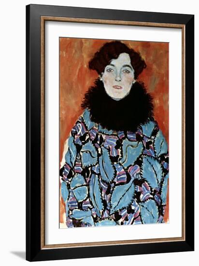 Portrait of Johanna Staude, 1917-1918-Gustav Klimt-Framed Giclee Print