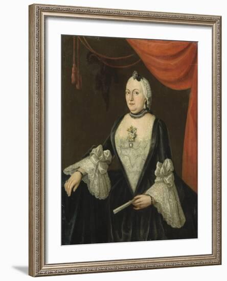 Portrait of Johanna Van Rijswijk-Isaac Lodewijk la Fargue van Nieuwland-Framed Art Print