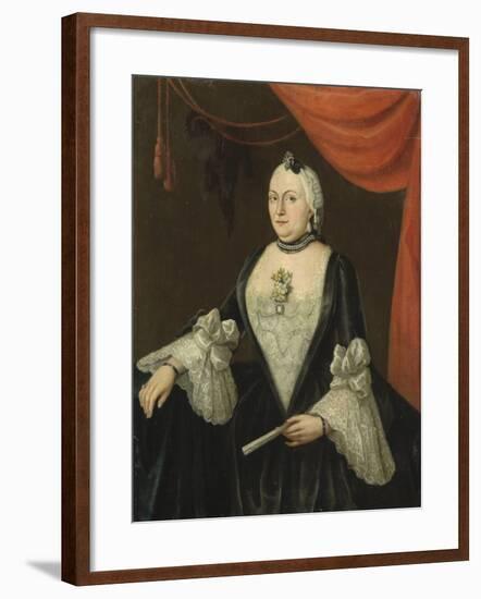 Portrait of Johanna Van Rijswijk-Isaac Lodewijk la Fargue van Nieuwland-Framed Art Print