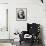 Portrait of Johannes Brahms-null-Framed Giclee Print displayed on a wall