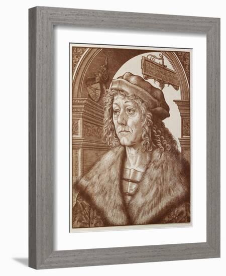 Portrait of Johannes Paumgartner, 1512-Hans Burgkmair-Framed Giclee Print