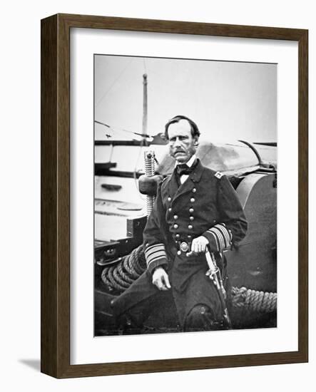 Portrait of John A. B. Dahlgren-Mathew Brady-Framed Photographic Print