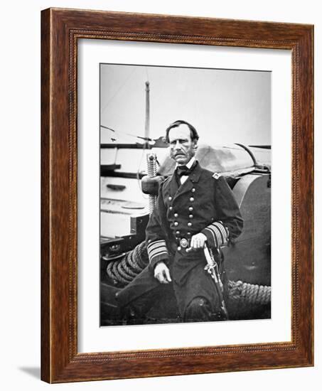 Portrait of John A. B. Dahlgren-Mathew Brady-Framed Photographic Print