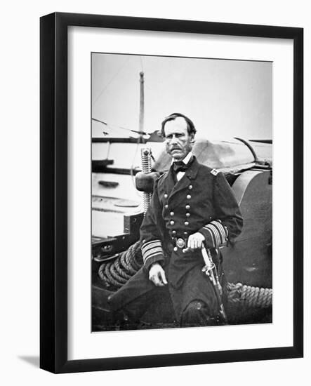 Portrait of John A. B. Dahlgren-Mathew Brady-Framed Photographic Print