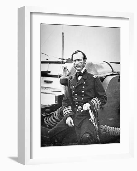 Portrait of John A. B. Dahlgren-Mathew Brady-Framed Photographic Print