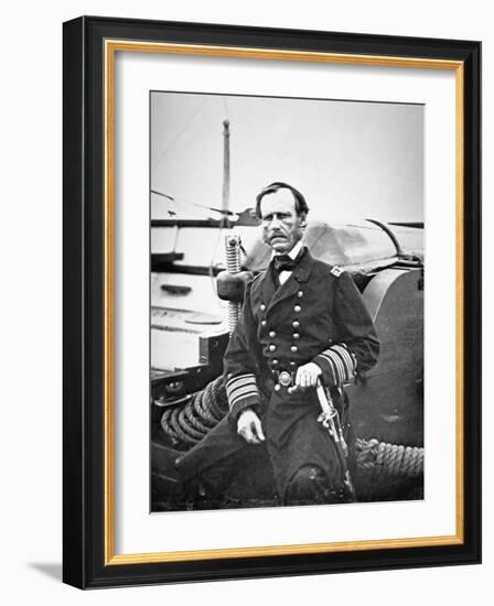 Portrait of John A. B. Dahlgren-Mathew Brady-Framed Photographic Print