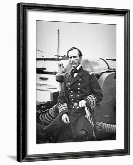 Portrait of John A. B. Dahlgren-Mathew Brady-Framed Photographic Print