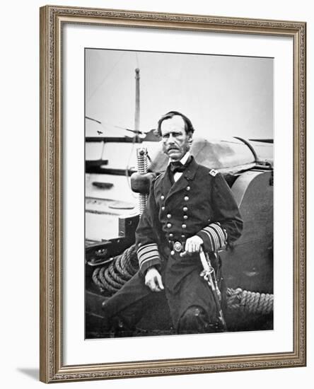 Portrait of John A. B. Dahlgren-Mathew Brady-Framed Photographic Print