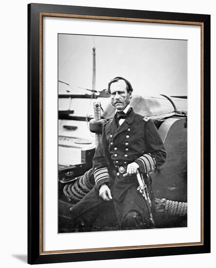 Portrait of John A. B. Dahlgren-Mathew Brady-Framed Photographic Print