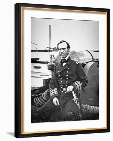 Portrait of John A. B. Dahlgren-Mathew Brady-Framed Photographic Print