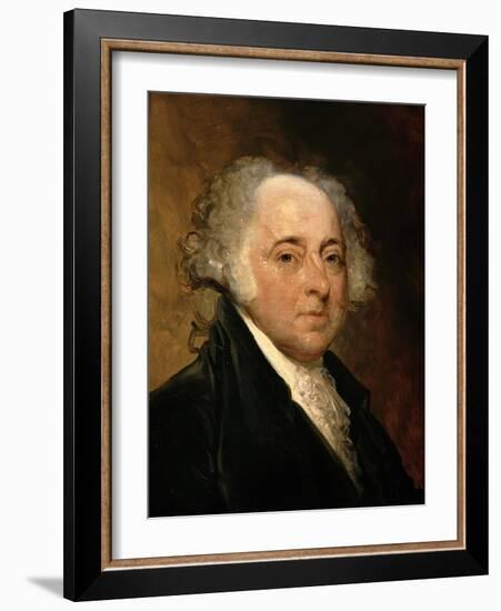 Portrait of John Adams-Gilbert Stuart-Framed Giclee Print