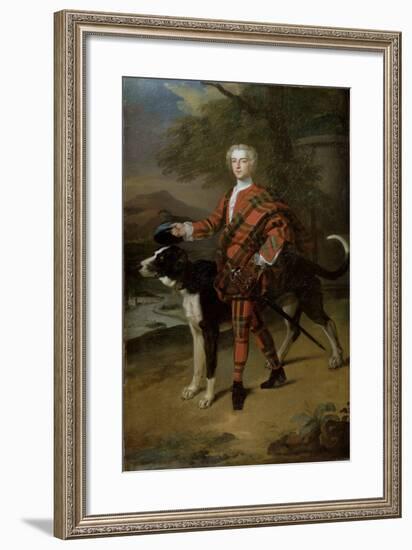 Portrait of John Campbell (1696-1782) Lord Glenorchy, Later 3rd Earl of Breadalbane, 1720s-Enoch Seeman-Framed Giclee Print