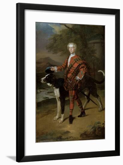 Portrait of John Campbell (1696-1782) Lord Glenorchy, Later 3rd Earl of Breadalbane, 1720s-Enoch Seeman-Framed Giclee Print