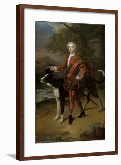 Portrait of John Campbell (1696-1782) Lord Glenorchy, Later 3rd Earl of Breadalbane, 1720s-Enoch Seeman-Framed Giclee Print
