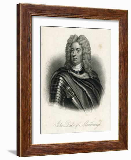 Portrait of John Churchill, 1st of Duke of Marlborough (1650-1722)-Godfrey Kneller-Framed Giclee Print