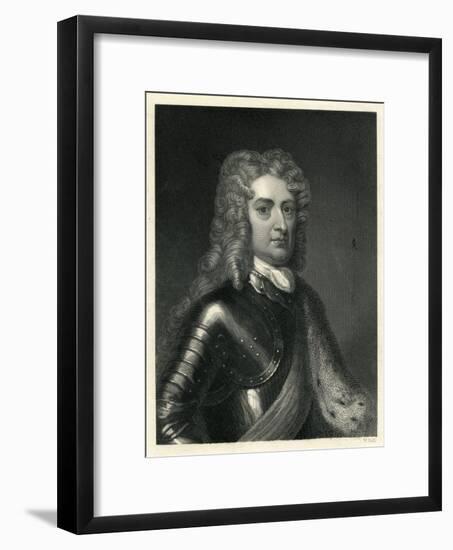 Portrait of John Churchill, 1st of Duke of Marlborough (1650-1722)-null-Framed Giclee Print